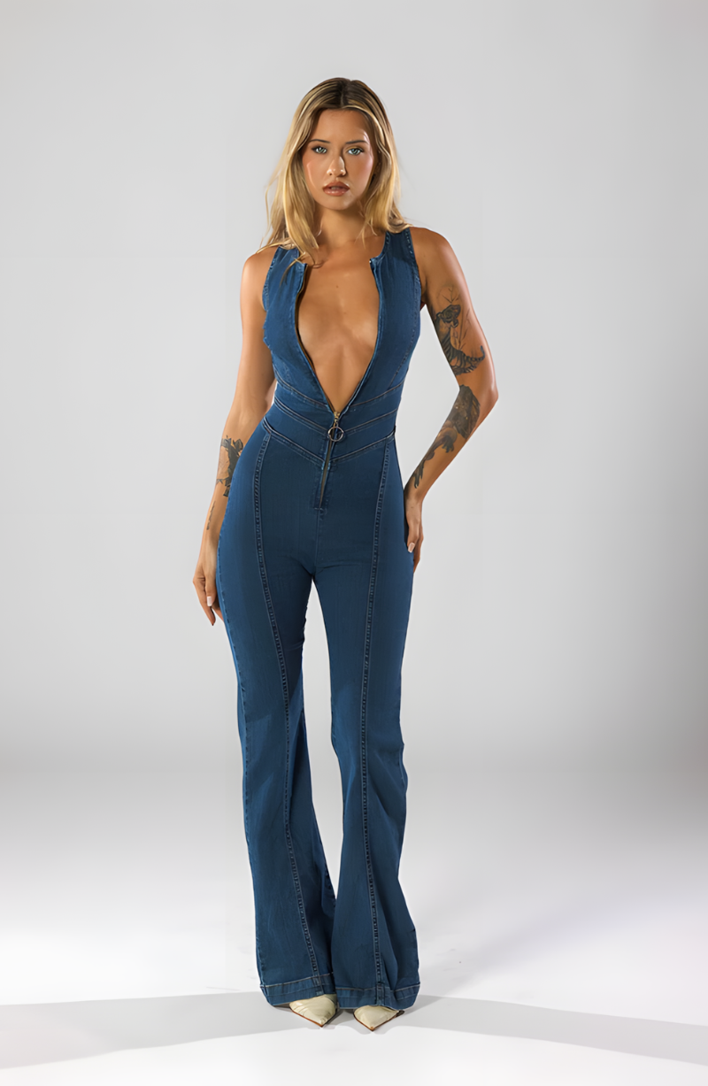 Apostleat™ Sculptfit Denim Jumpsuit