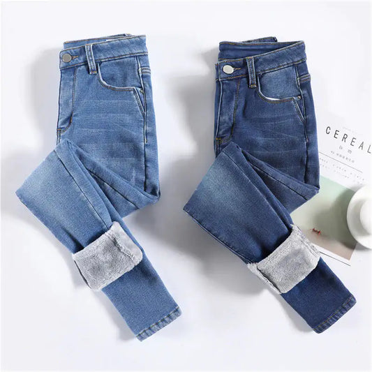 CozyDenim Fleece Jeans