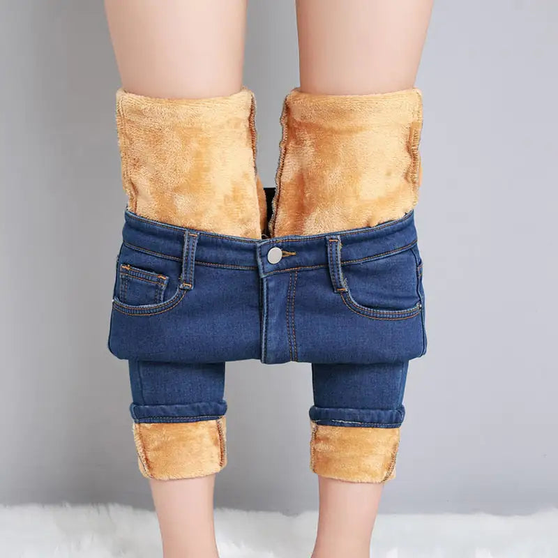 CozyDenim Fleece Jeans